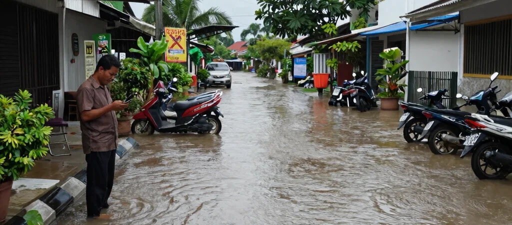 Memeriksa Kabar Banjir dari Sumber Terdekat